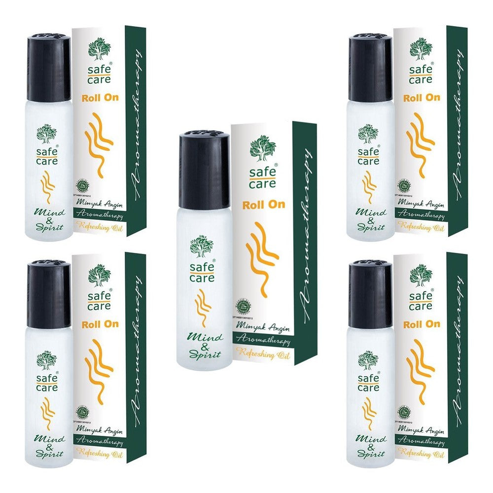 セーフケア リフレッシュオイル アロマテラピー ロールオン 10ml×5本 