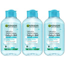 Garnier Micellar Cleansing Water Salicylic BHA for Dull, Acne Prone Skin メイク落とし 125ml × 3個セット ブルー