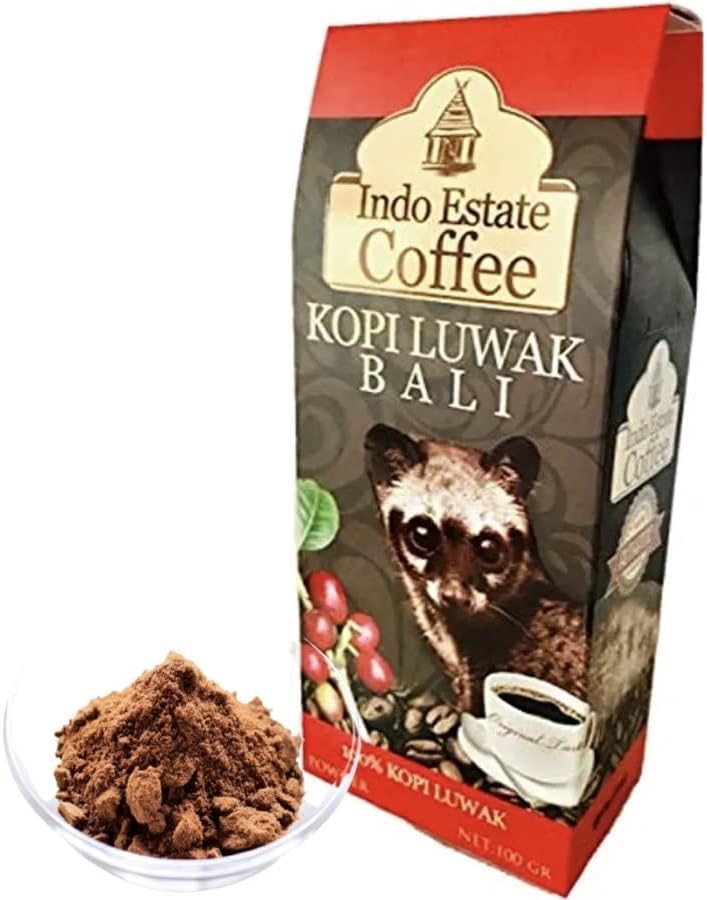 Indo Estate Coffee インドエステートコーヒー　Kopi Luwak Bali コピルアク バリ　100g　粉末