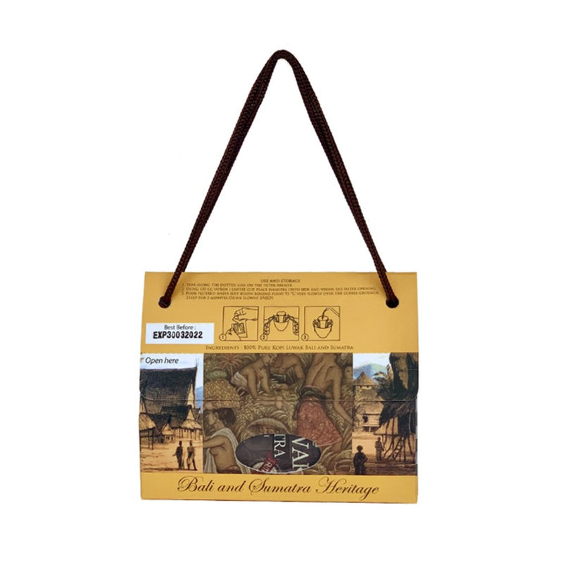 Indo Estate Coffee インドエステートコーヒー　Kopi Luwak Bali-Sumatra コピルアク バリ スマトラ　ドリップフィルター　６杯分入