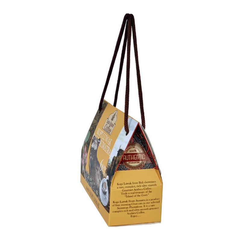 Indo Estate Coffee インドエステートコーヒー　Kopi Luwak Bali-Sumatra コピルアク バリ スマトラ　ドリップフィルター　６杯分入