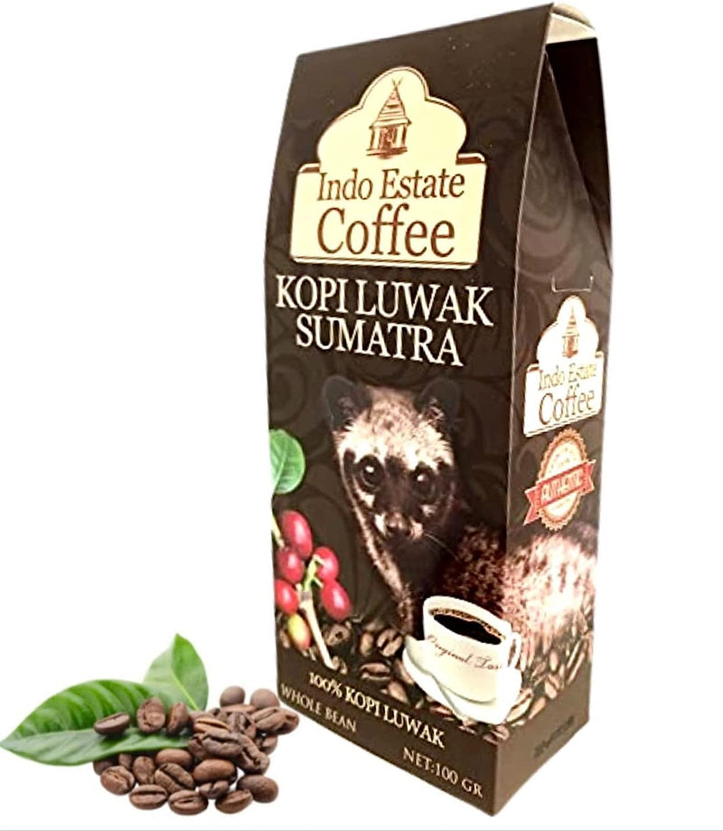 Indo Estate Coffee インドエステートコーヒー　Kopi Luwak Sumatra コピルアクスマトラ　100g　焙煎豆