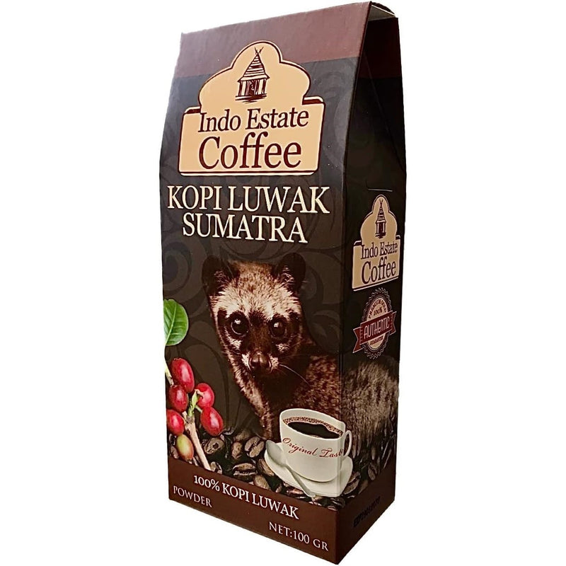 Indo Estate Coffee インドエステートコーヒー　Kopi Luwak Sumatra コピルアクスマトラ　100g　粉末