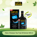 NATUR ナトゥール シャンプー 140ml ティーツリーオイル 海外直送品