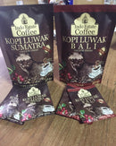 Indo Estate Coffee インドエステートコーヒー　Kopi Luwak Sumatra コピルアク スマトラ　真空フレッシュ グラウンドコーヒー　８杯分入