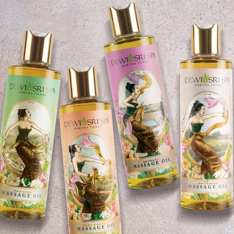 Dewi Sri Spa デウィスリスパ　Classicシリーズ　Whitening ホワイトニング　Massage Oil マッサージオイル　250ml　海外直送品