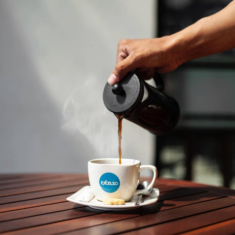 エクセルソ インドネシアコーヒー ハウスブレンド 200g 極細挽き 海外直送品