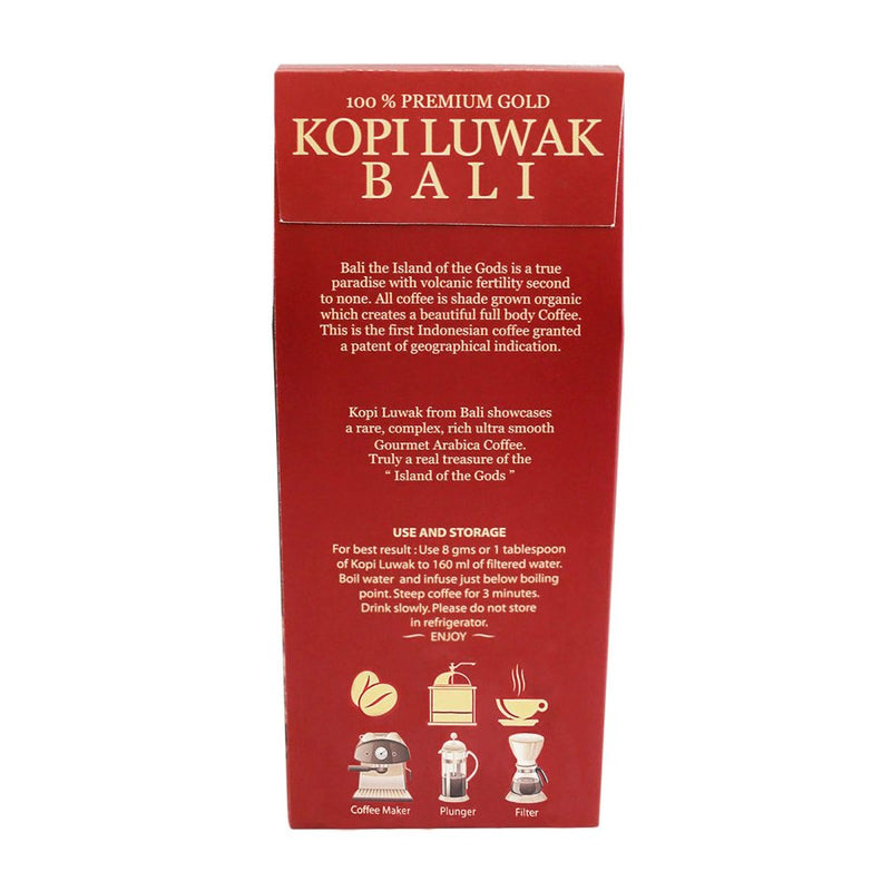 Indo Estate Coffee インドエステートコーヒー　Kopi Luwak Bali コピルアク バリ　100g　焙煎豆