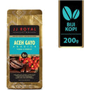 ジェイジェイロイヤル アチェガヨ アラビカ インドネシアコーヒー 焙煎豆 200g 海外直送品