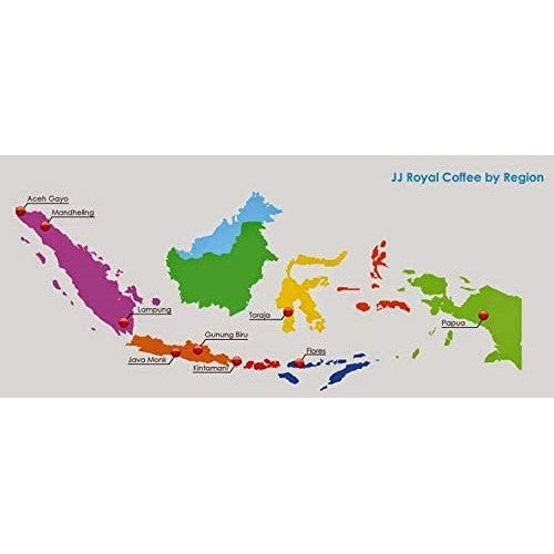 ジェイジェイロイヤル フローレスアラビカ インドネシアコーヒー 中細挽き 200g 海外直送品