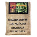 クプクプ バリコーヒー スマトラマンデリン 麻袋 100gの商品画像