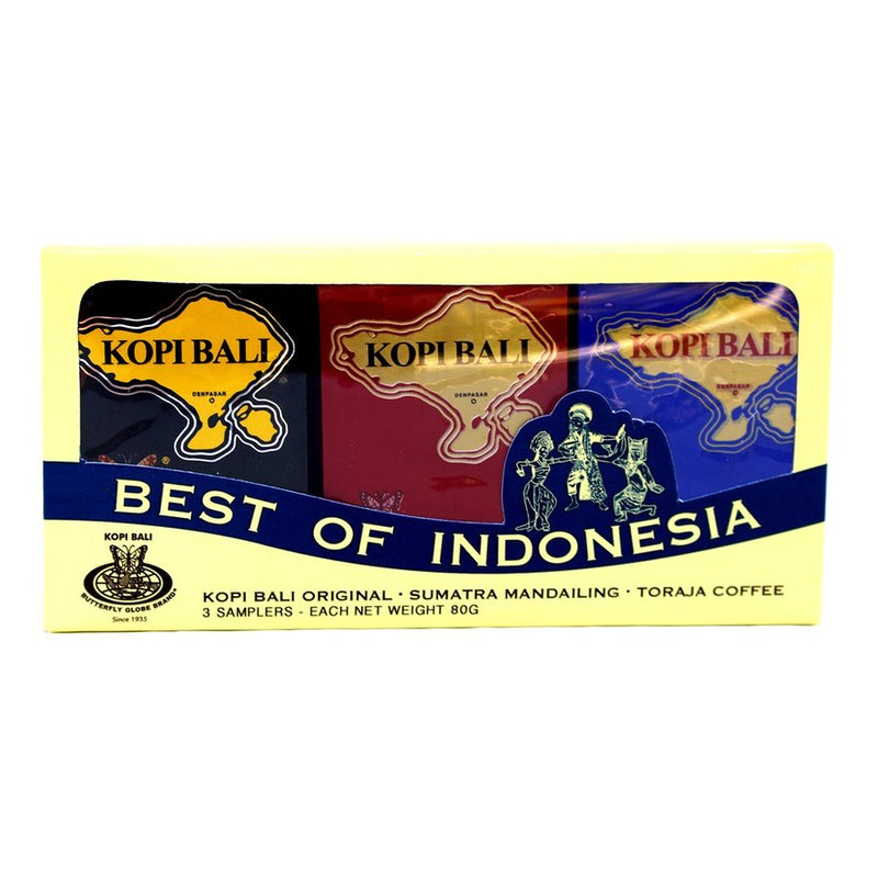 クプクプ ベスト オブ インドネシア バリコーヒー セレクション 3種類 × 80g 海外直送品
