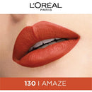 ロレアルパリ ルージュシグネチャー リキッドリップスティック 130 サンセットブラウン 海外直送品