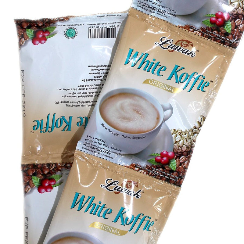 ルアック ホワイトコーヒー オリジナル 18杯分入 カプチーノ インスタントコーヒー 海外直送品