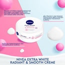 NIVEA ニベア エクストラホワイトシリーズ クリーム 100ml Radiant & Smooth 海外直送品