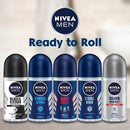 ニベアメン デオドラント ロールオン 50ml ブラック＆ホワイト インビジブルオリジナル1本 フレッシュアクティブ1本 ドライインパクト1本 クールキック1本 シルバープロテクト1本