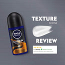 ニベア 男性用 デオドラント ロールオン ディープ ブラックチャコール エスプレッソ 50ml 海外直送品