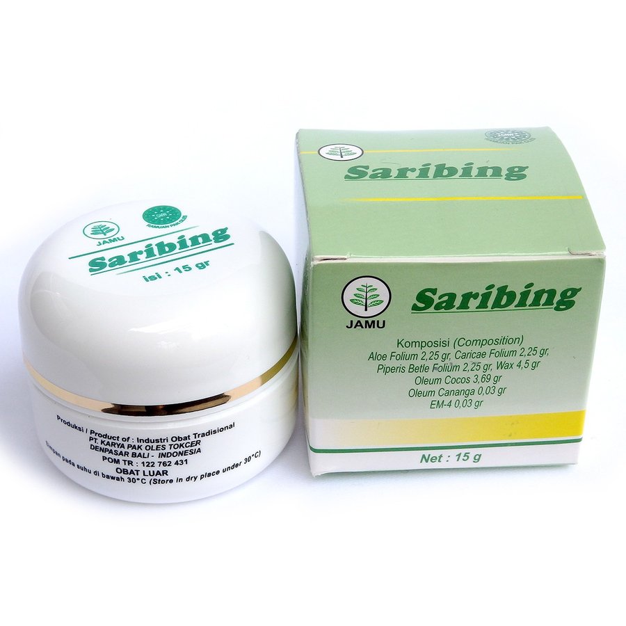 サリビン・ビューティー・クリーム 15g Saribing beauty cream 15g (weight 50g) -  バリコスメの専門店ブライトオーシャン