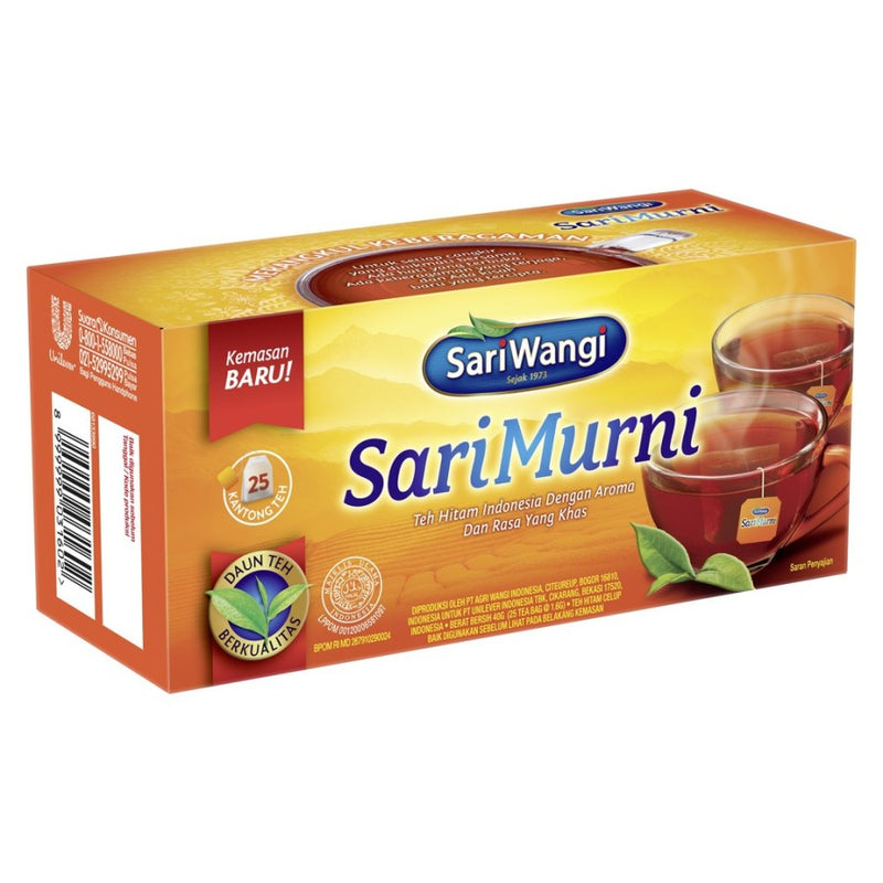 サリワンギ インドネシア紅茶 Sari Murni サリムルニ バニラ ２５バッグ入 海外直送品