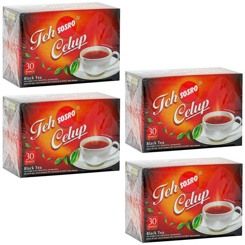 まとめ買い４個セット Sosro ブラックティー インドネシア紅茶 ３０バッグ入の商品画像