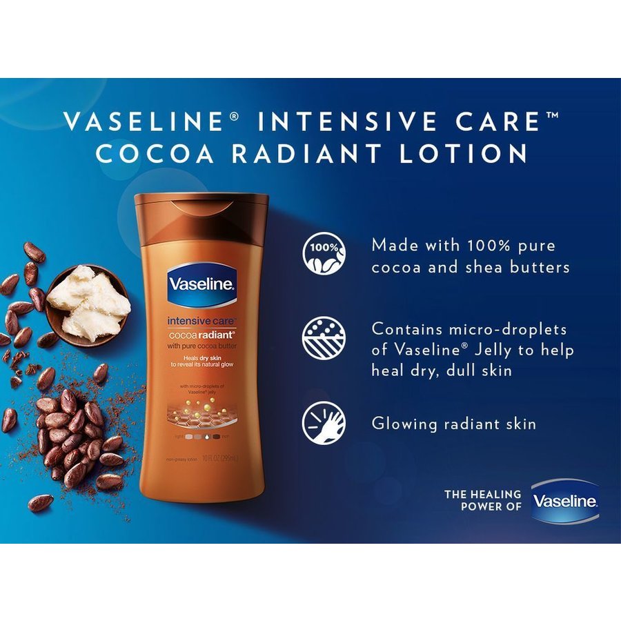 Vaseline ココア ボディローション ヴァセリン インテンシブケア ココアラディアント ボディ
