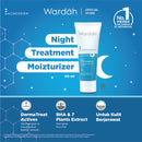 Wardah ワルダー Acnedermシリーズ ナイトトリートメントモイスチャライザー 40ml 海外直送品