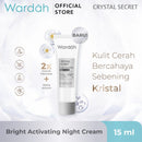 ワルダー Crystal Secretシリーズ ブライト アクティベイティング ナイトクリーム 15ml 海外直送品
