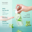 Wardah ワルダー Nature Dailyシリーズ Aloe Hydramild ハンドウォッシュ 200ml 海外直送品