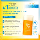 Wardah ワルダー UV Shieldシリーズ アクティブプロテクションセラム SPF 50 PA++++ 35ml 海外直送品