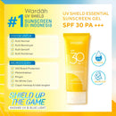 Wardah ワルダー UV Shieldシリーズ エッセンシャル サンスクリーンジェル SPF 30 PA+++ 40ml 海外直送品