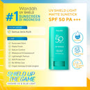 Wardah ワルダー UV Shieldシリーズ ライトマット サンスティック SPF 50 PA ++++ 22g 海外直送品