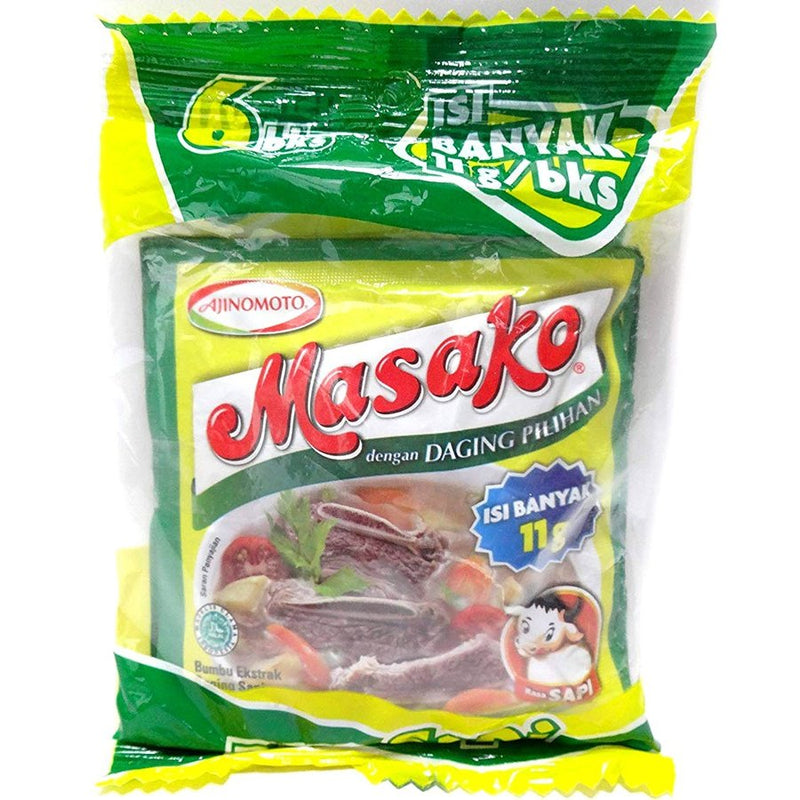 Masako マサコ インドネシア調味料 使い切りタイプ６袋入 Rasa Sapi サピ 牛肉味の商品画像