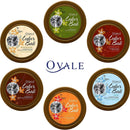 オーバル ボディスクラブ ルルールバリ 100g チョコレート 海外直送品