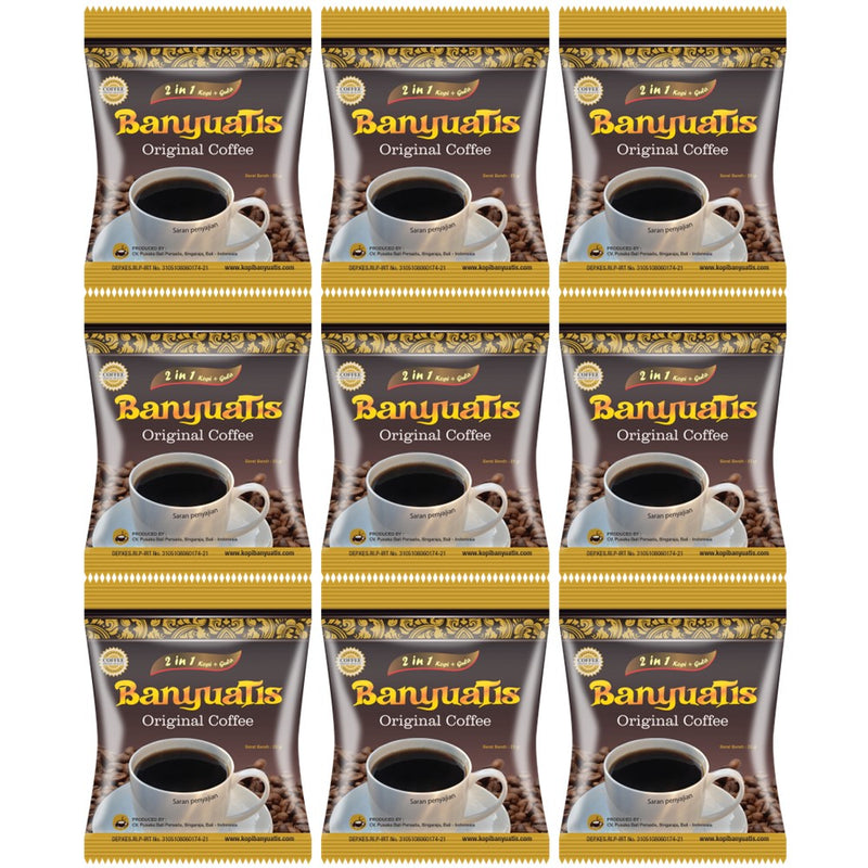 BanyuaTis バニュアティス バリコーヒー 2in1 Kopi + Gula 23g×9袋セット