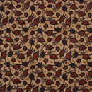 バティック 生地 インドネシア ジャワ更紗 葉のモチーフ パターン１