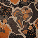 バティック 生地 インドネシア ジャワ更紗 花と植物のSekar Jagad風モチーフ