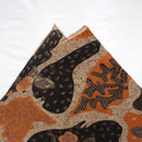 バティック 生地 インドネシア ジャワ更紗 花と植物のSekar Jagad風モチーフ