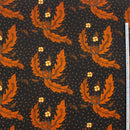 バティック 生地 インドネシア ジャワ更紗 花のモチーフ パターン３