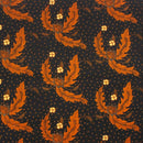 バティック 生地 インドネシア ジャワ更紗 花のモチーフ パターン３