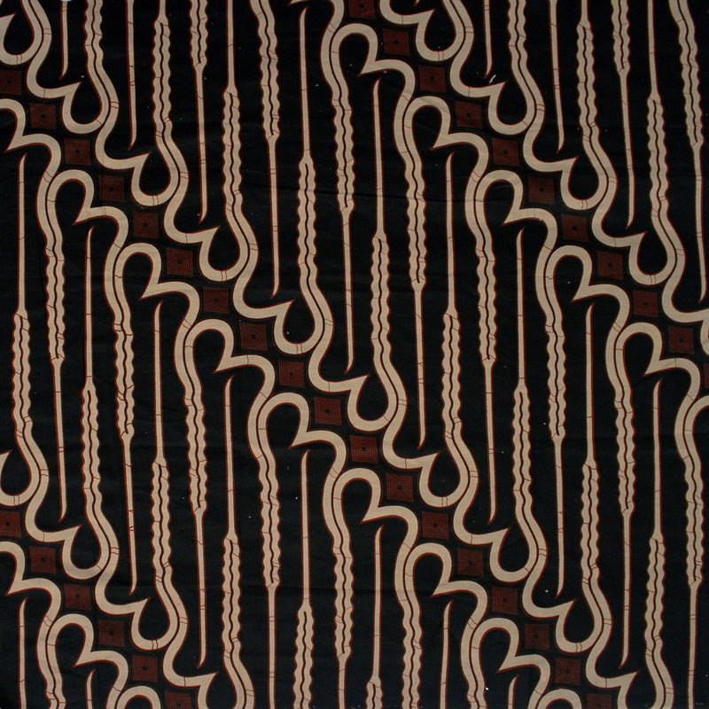 バティック 生地 インドネシア ジャワ更紗 大きなパラン柄のモチーフ