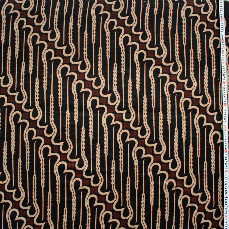 バティック 生地 インドネシア ジャワ更紗 大きなパラン柄のモチーフ