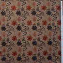 バティック 生地 インドネシア ジャワ更紗 花と葉のボタニカルモチーフ