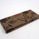 バティック 生地 インドネシア ジャワ更紗 花と葉のボタニカルモチーフ