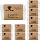 まとめ買い１０個セット ブラットワンギ バリ島から無添加石鹸 ココナッツソープ ココアバター 80g