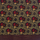 バティック 生地 インドネシア ジャワ更紗 葉とつる植物のモチーフ