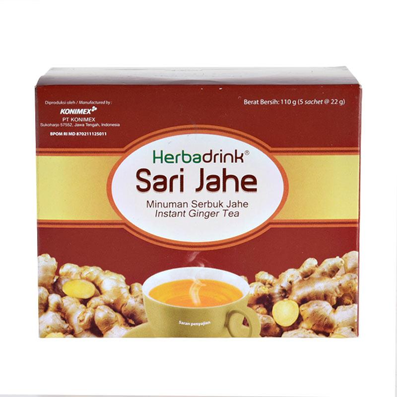 Herbadrink ハーバドリンク Sari Jahe サリ ジャヘ 22g×5袋入り 海外直送品
