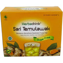 Herbadrink ハーバドリンク Sari Temulawak Sugar Free サリテムラワク シュガーフリー 無糖 7g×5袋入り 海外直送品