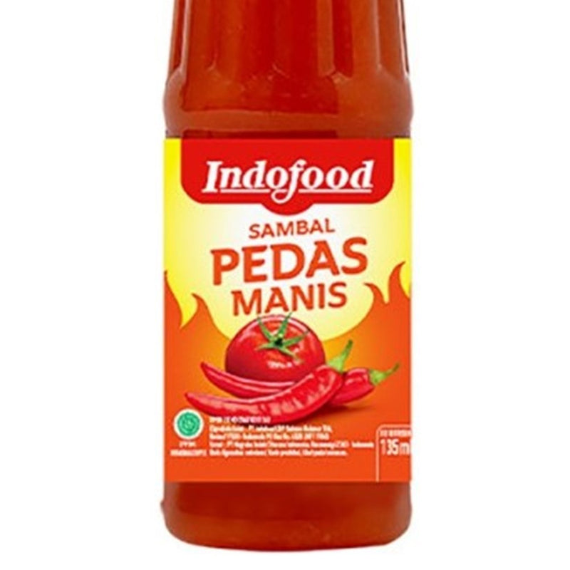 まとめ買い５個セット Indofood インドフード サンバル チリソース ボトルタイプ 135ml プダスマニス 海外直送品