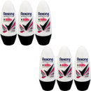 まとめ買い6個セット レクソナ 女性用デオドラント ロールオン 45ml インヴィジブル + アンチバクテリアルの商品画像