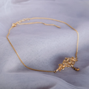 スナカジュエリー インドネシア スターリングシルバー925 アショカの花のモチーフ チョーカーネックレスの商品画像